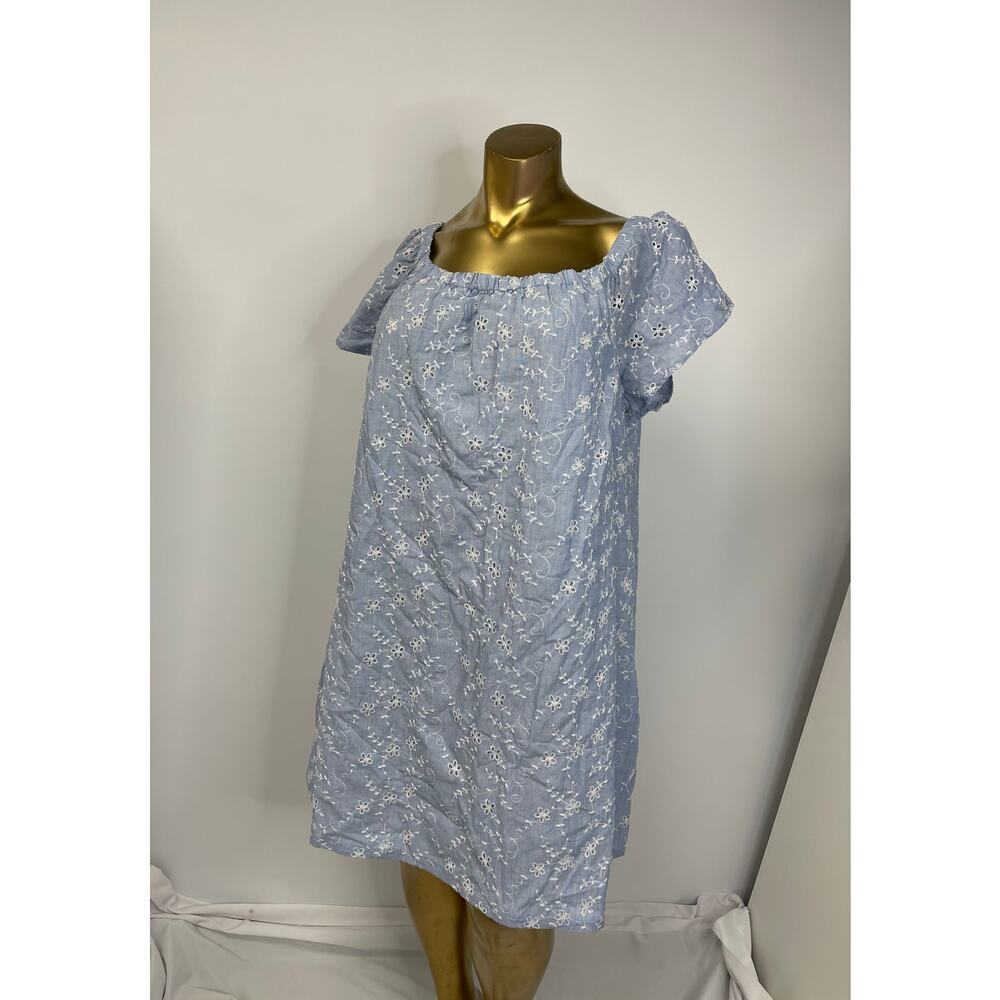 Lane Bryant Nwt Blue Floral Dress (B32#2)